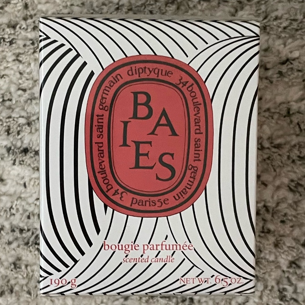 NIB Sealed Diptyque Baies Candle Dancing Ovals 190g Limited Edition Rare